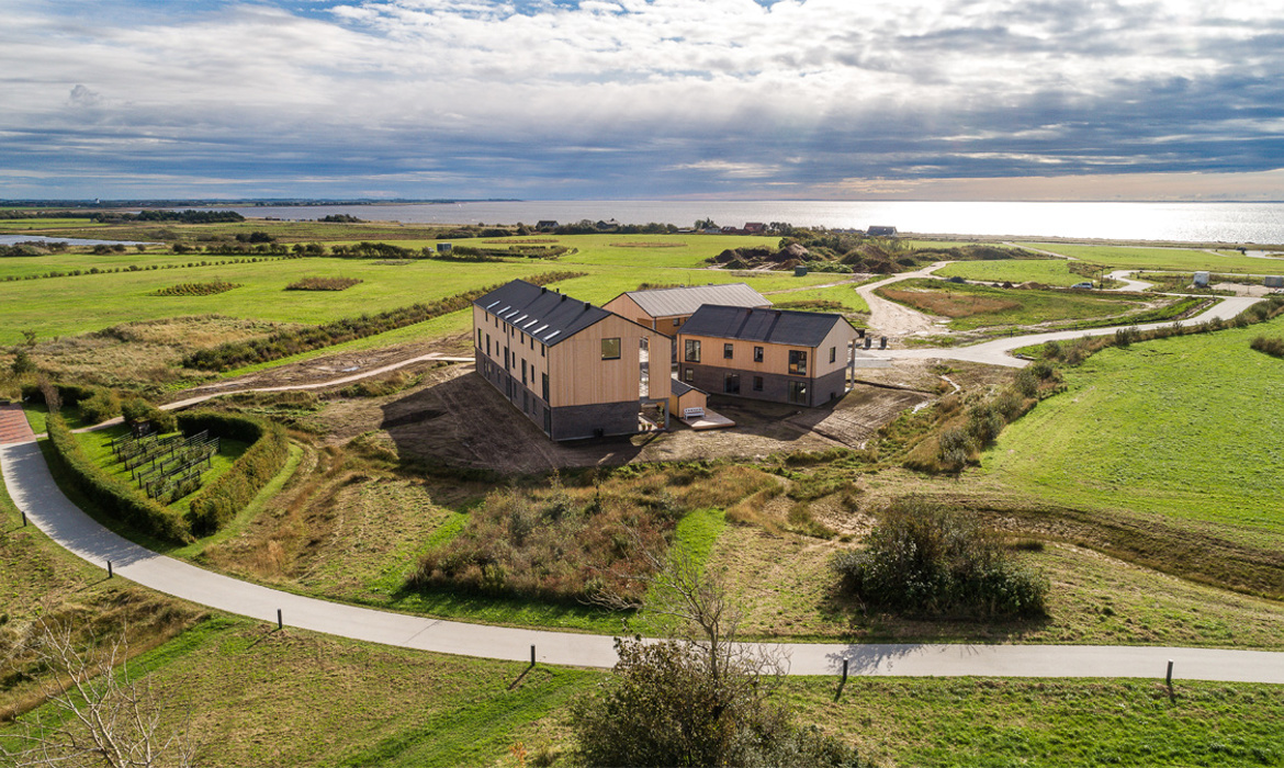 Seniorbofællesskabet Havtorn med udsigt til Ringkøbing Fjord