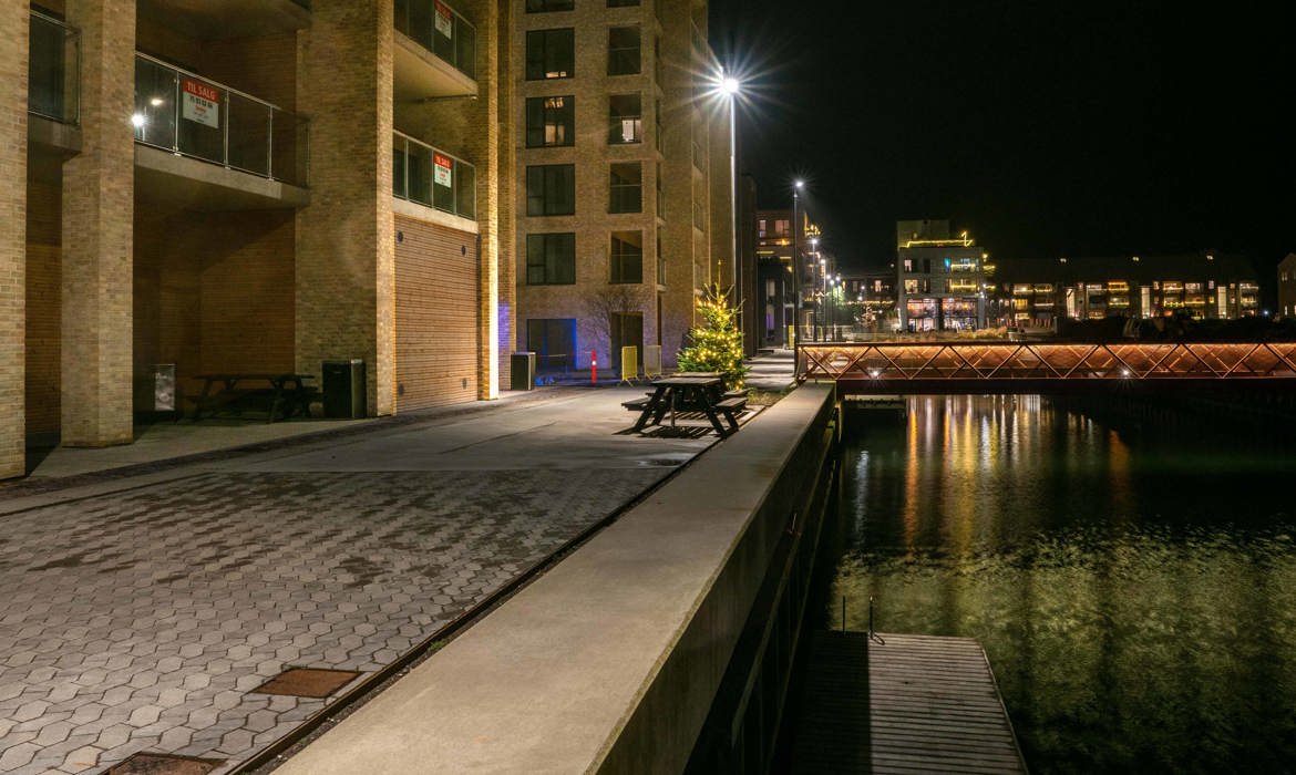 Frederiks Promenade by night