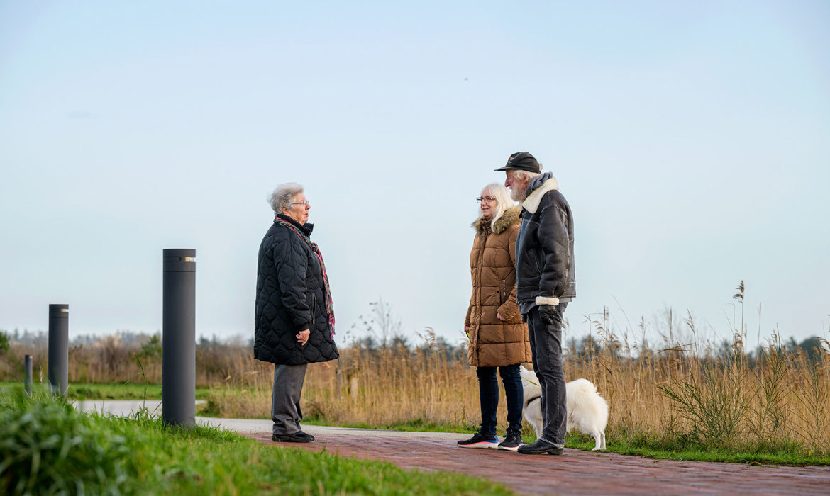 Henny Granum og beboere fra Havtorn