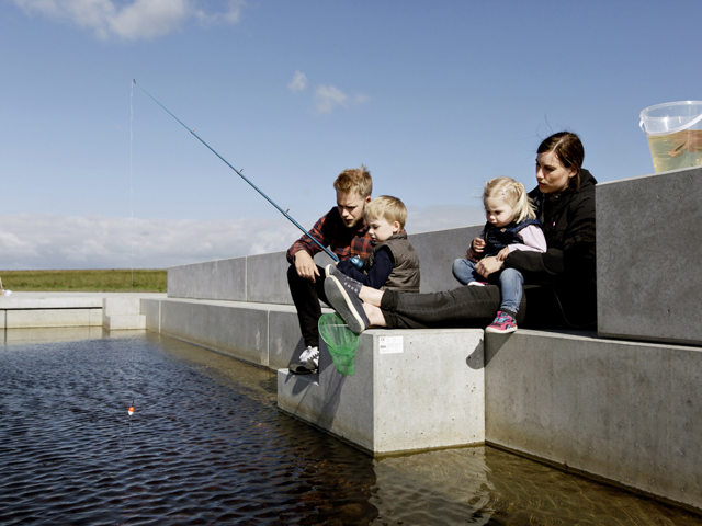 Siddetrappe Naturbydelen Familie Fisker