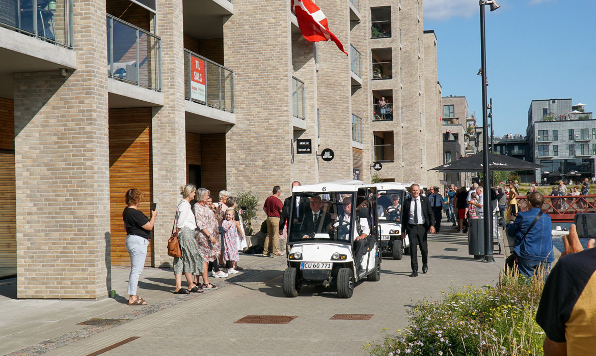 Golfvogne på Frederiks Promenade